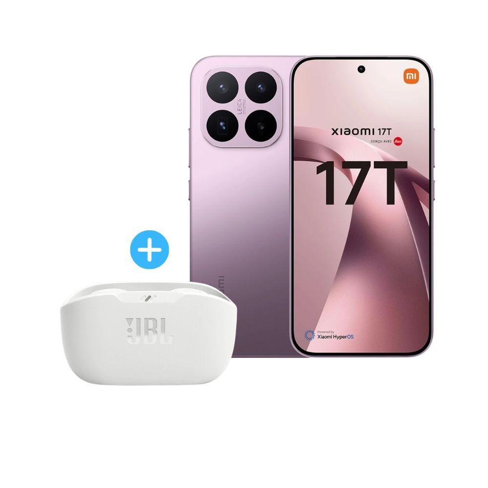COMBO CELULAR XIAOMI 17T LEICA 512GB 12GB VIOLETA + AUDIFONOS JBL VIBE BUDS