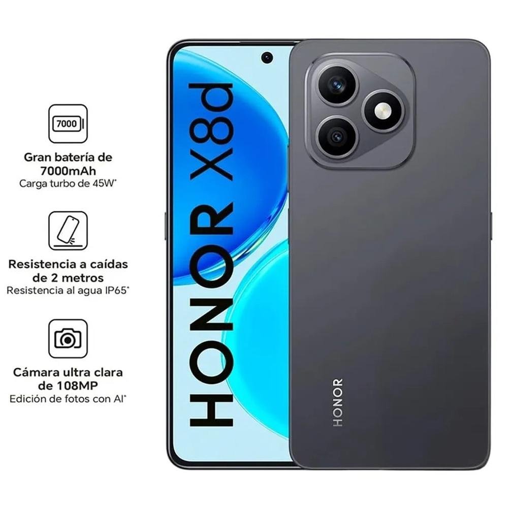 CELULAR HONOR X8D 256GB 8GB VELVET BLACK