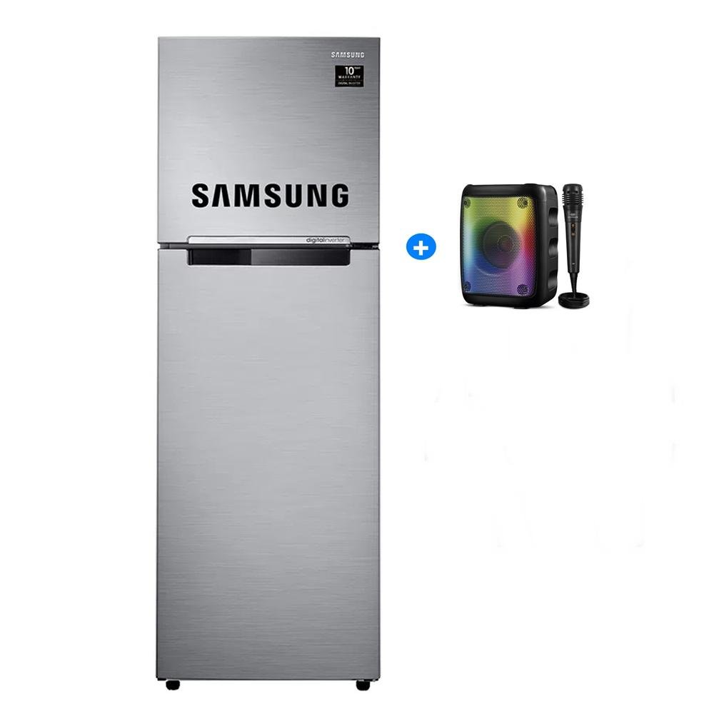 REFRIGERADORA SAMSUNG 255L RT25FARADS8/PE+REGALO PARLANTE PORTATIL EVERSOUND EV5003