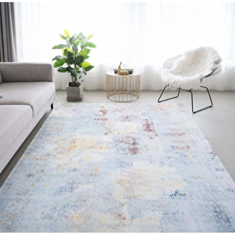 ALFOMBRA GLIMMER 2X3M CELESTE