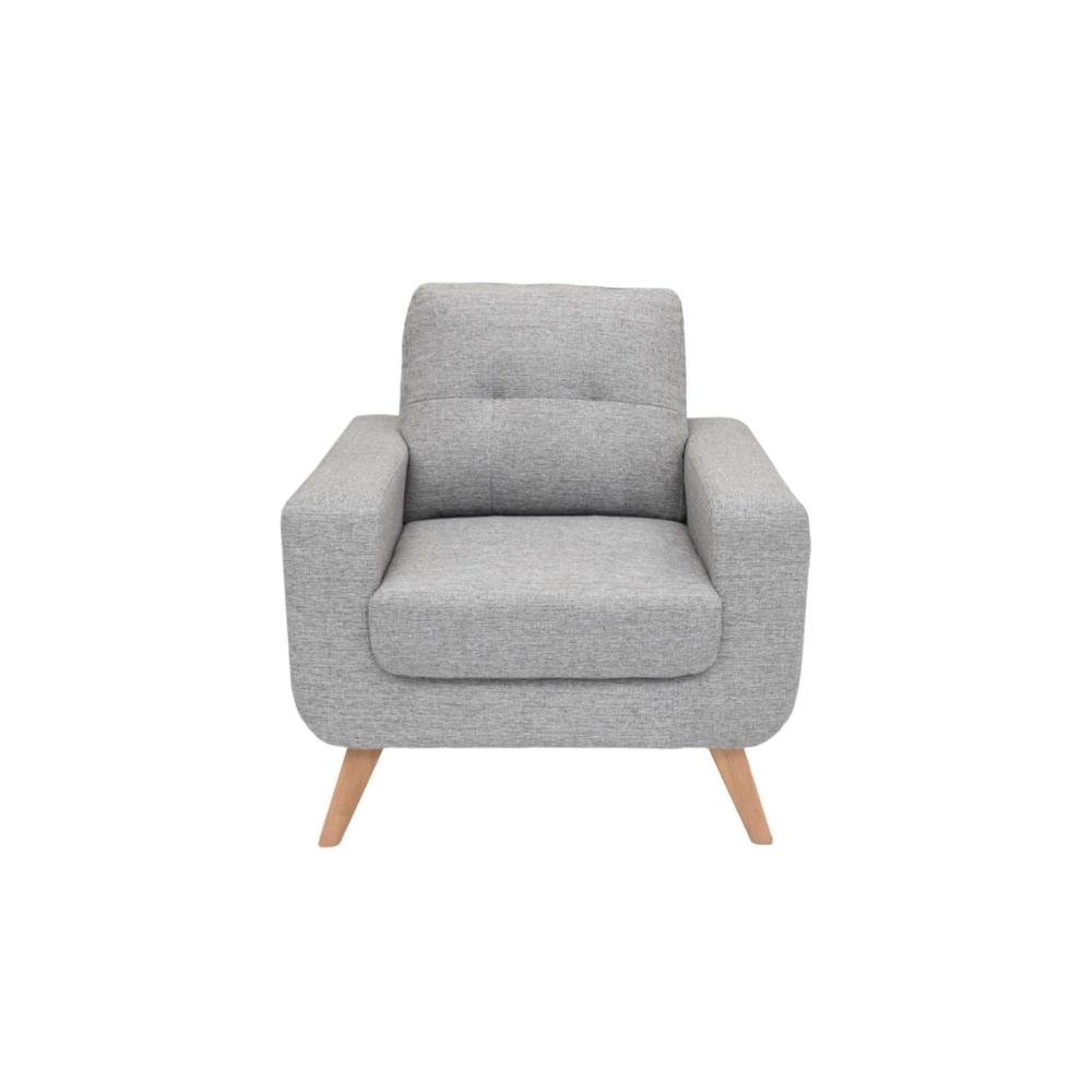 SOFA SCOTTY TELA ALPHA TOUCH 1C GRIS PLATA
