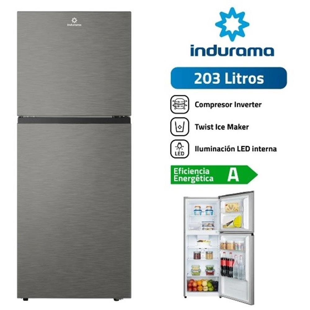 REFRIGERADORA INDURAMA 203L TOP MOUNT RI-359I CROMA