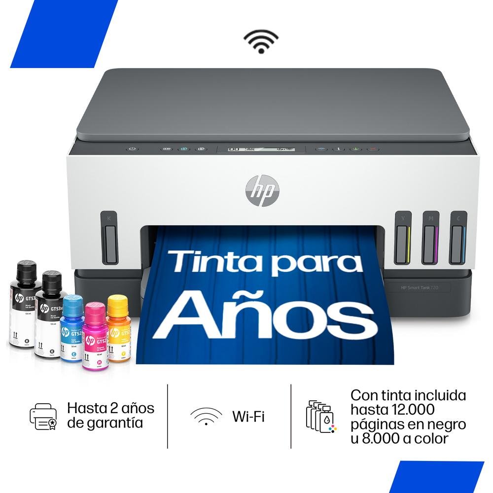 IMPRESORA MULTIFUNCIONAL HP SMART TANK 720 BLANCO