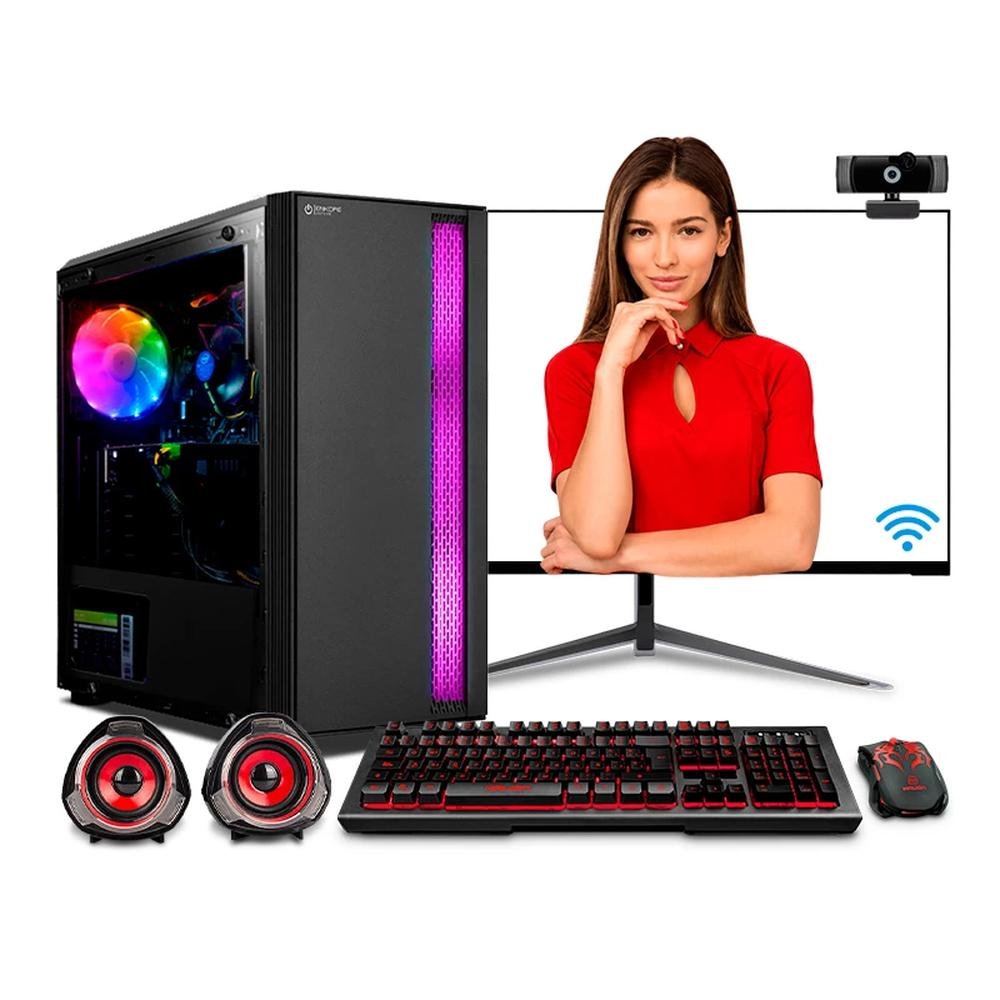 COMPUTADORA INTEL CORE I5 12400 22" SSD 500GB 16GB DDR4 350W-MIPCLISTA