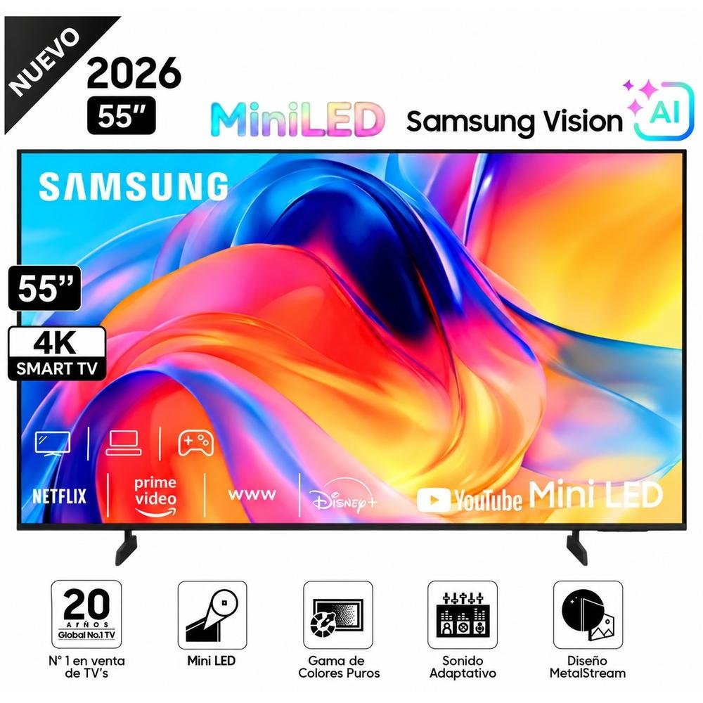 TELEVISOR SAMSUNG SMART TV 55" MINI LED 4K UN55M70HAGXPE- 2026